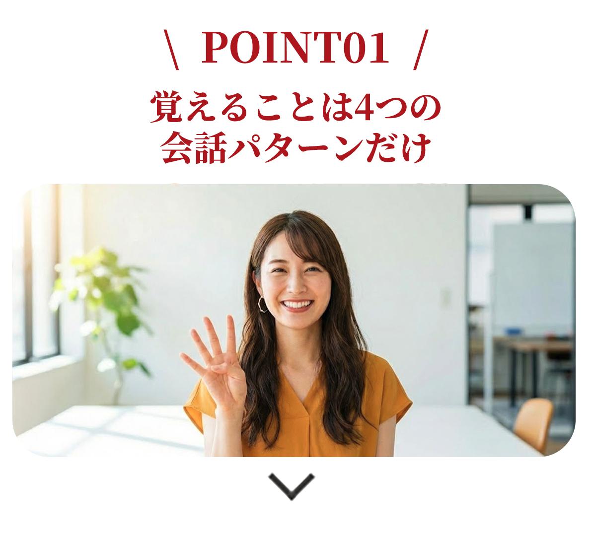 POINT1 はじめやすい